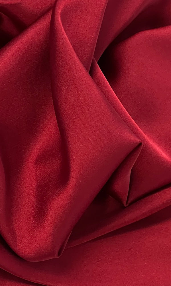Poly Satin Swatch- Deep Red
