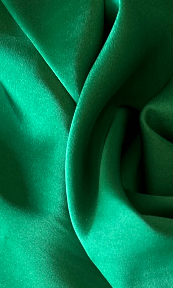 Poly Satin Swatch- Tropical Green